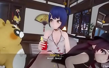 二区 Seductive Maid's Expert Blowjob Leads to Intense Bedroom