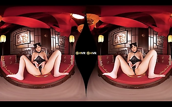 Seductive Shaved Slit Nao Fucks Hard Post-Yellow Lingerie