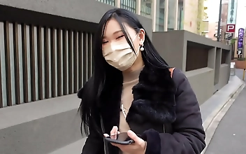 啊 Seductive Asian Babe in Lingerie Takes Big Love