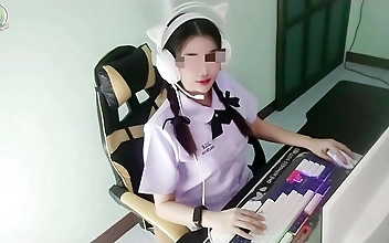中国 Sizzling Sex Scene Shows Hot Woman Grinding Her